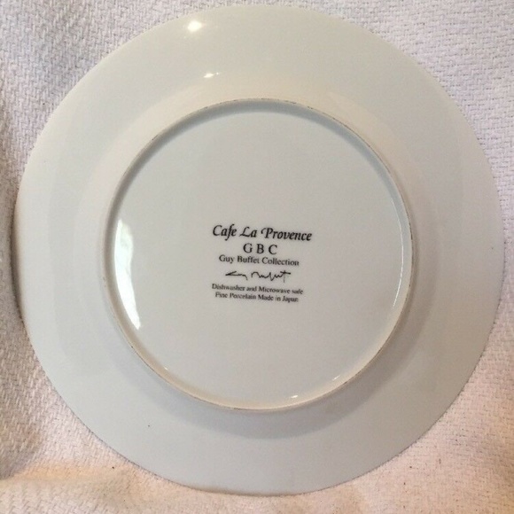 Guy Buffet Collection 11in Porcelain Plate - Picture 2 of 2